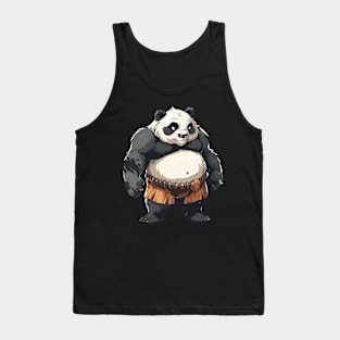 Panda Japanese Sumo Wrestler - Panda Bear Japanese Tank Top